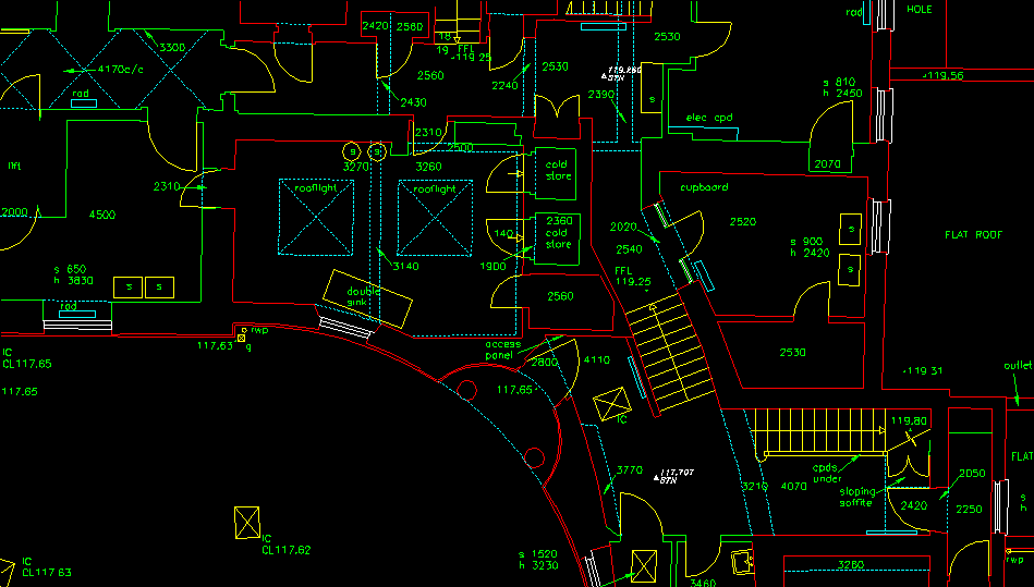 floor plan before refurbishment