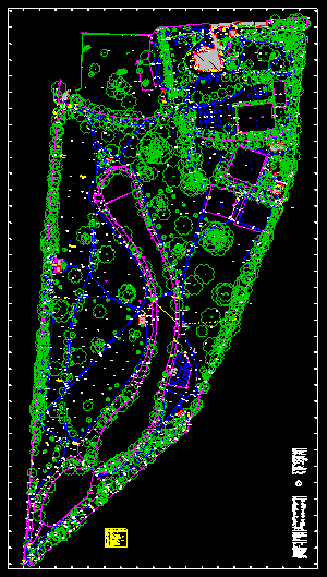 Topographical survey of a park in Luton