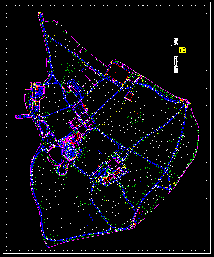 Topographical survey of Brockwell park in London