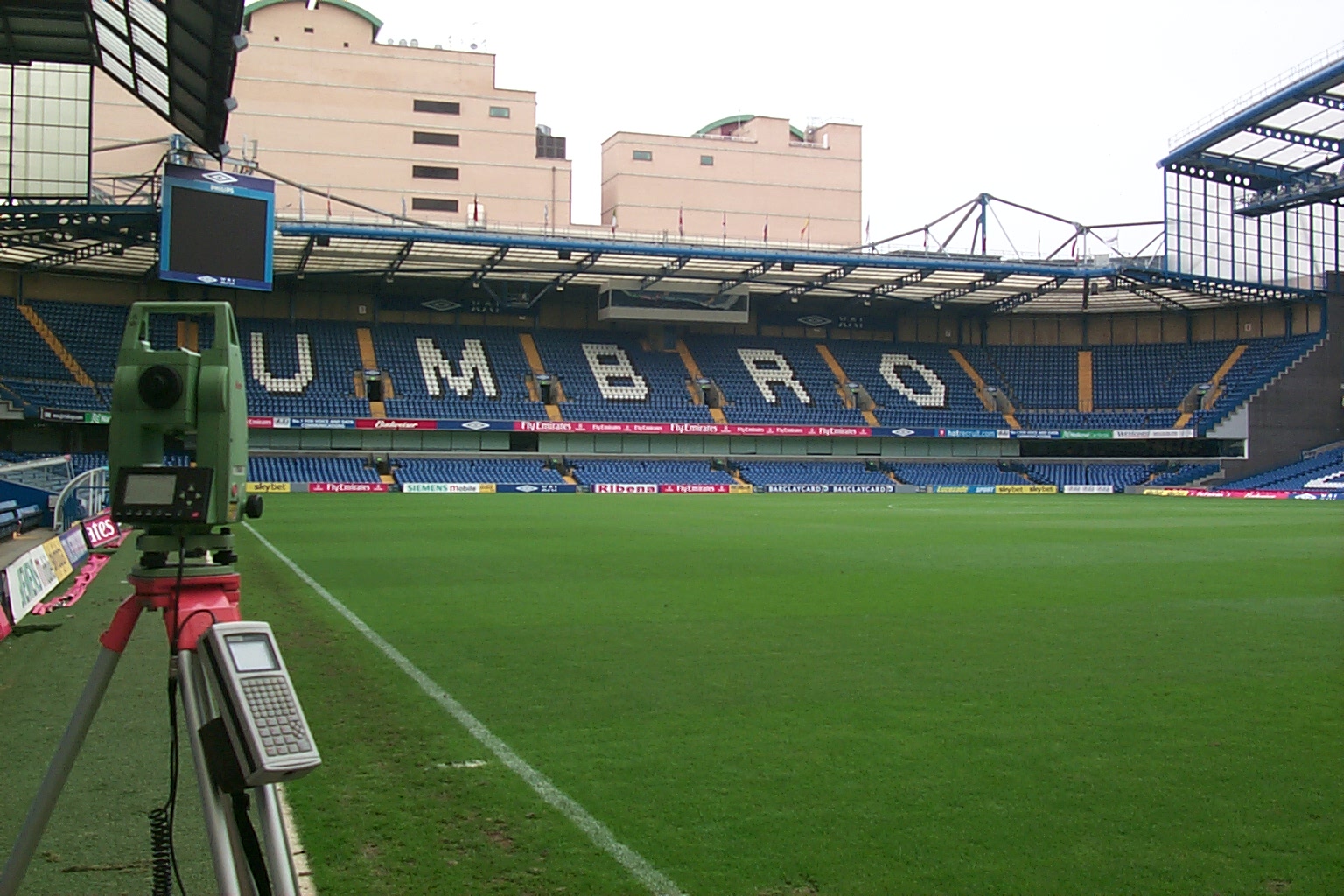 Chelsea FC pitch survey