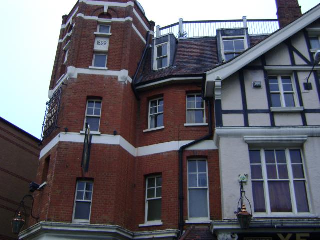 Floor plans and elevations of a pub in Barnes