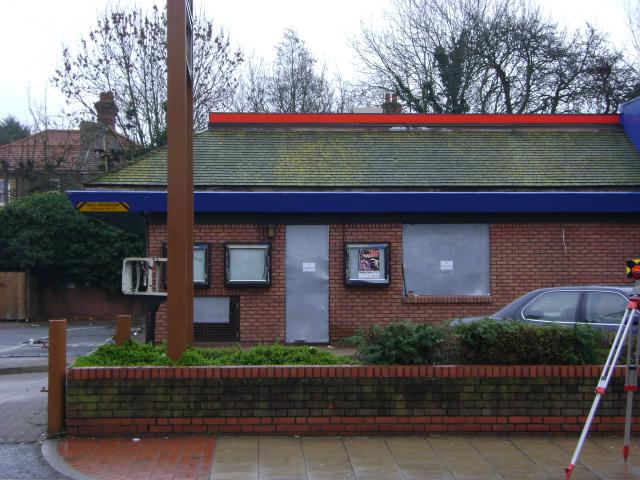 Land survey and elevations of the Burger King drive through in Sutton