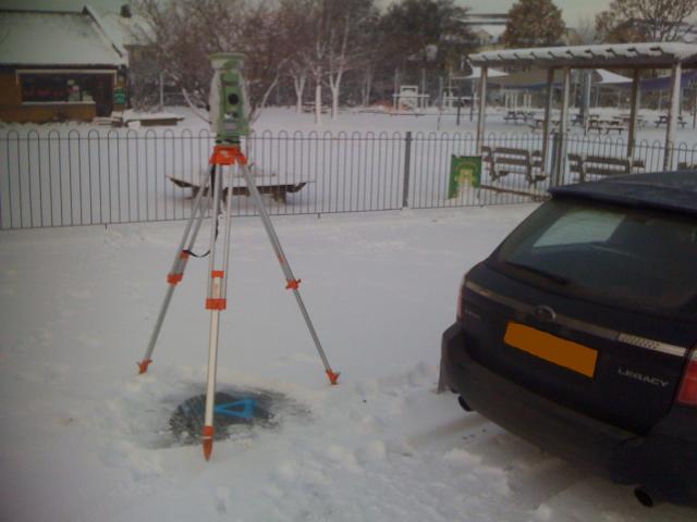 Land survey and elevations of a school in Bexleyheath