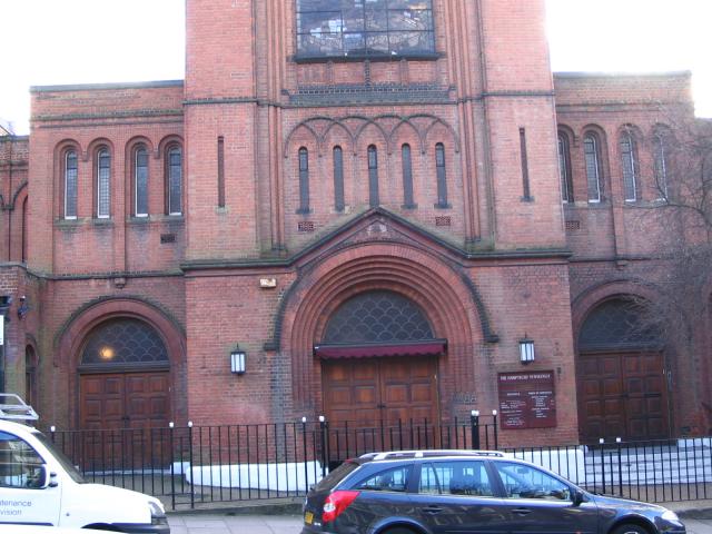 Land survey, floor plans, elevationsand sections of Hampstead Synagogue