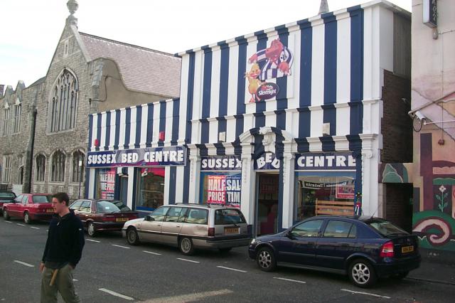 Land survey, Floor Plans and elevations of a retail store in Eastbourne