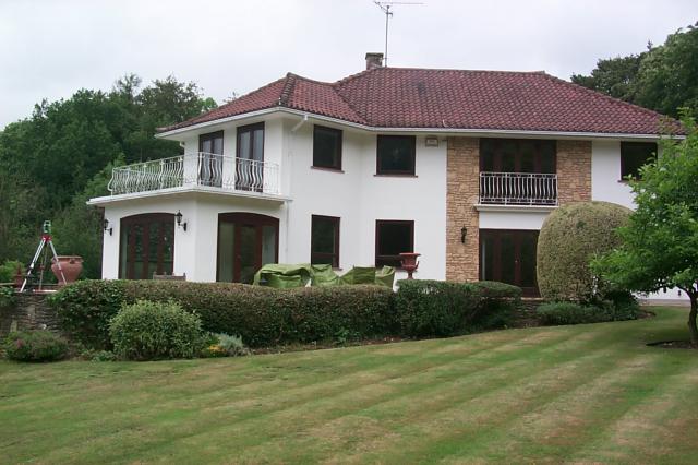 Floor plans and land survey of a house in Penn, High Wycombe