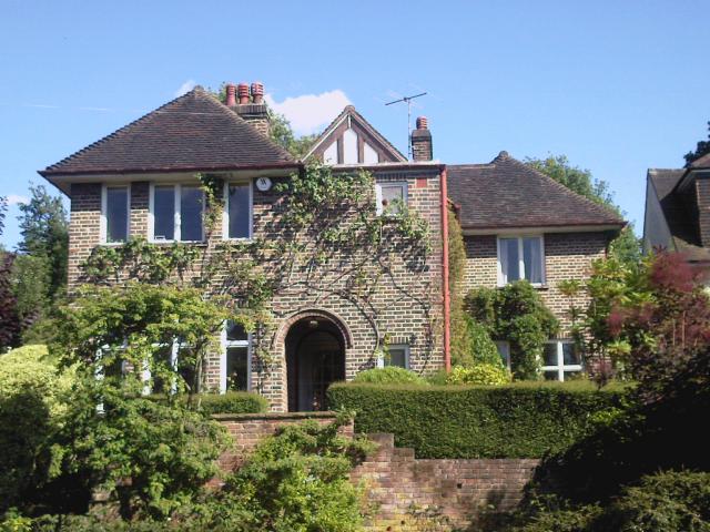 Land survey, floor plans and elevations of a house in Wimbledon