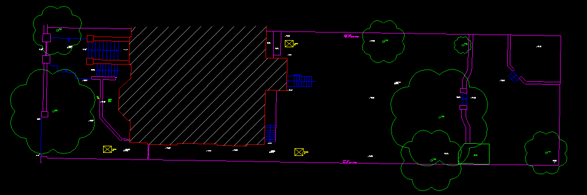 topographical survey of garden